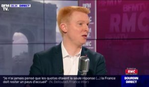 Adrien Quatennens (LFI) n'est "pas d'accord" avec les quotas d'immigration