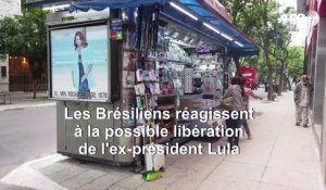 Les Brésiliens réagissent à la possible libération de Lula