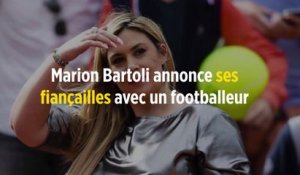Marion Bartoli annonce ses fiançailles avec un footballeur