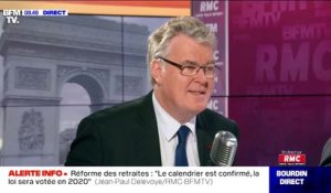 Jean-Paul Delevoye assure que "le minimum de retraite sera porté à 1000 euros"