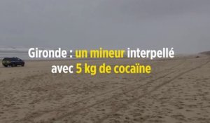 Gironde : un mineur interpellé avec 5 kg de cocaïne