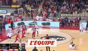 Olympiakos Le Pirée s'impose face au Zalgiris Kaunas - Basket - Euroligue - 8e j.