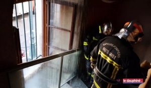 Incendie  les dégâts dans la mairie d'Annecy (2)