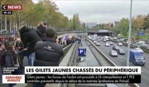 Gaz lacrymogènes à Paris, Porte de Champerret, et incendie Place d'Italie sur une première barricade - 1.200 contrôles et 16 interpellations à 10h30 à Paris