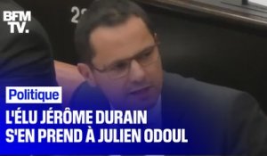 L’élu Jérôme Durain (PS) s’en prend à Julien Odoul (RN)