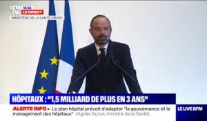 Édouard Philippe: "Nous assumons d'investir dans l'hôpital public"