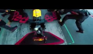 Pit Stop d'une F1 en apesanteur (Red Bull Racing)