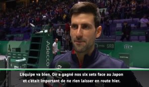 Coupe Davis - Djokovic : ''La victoire de Krajinovic contre Tsonga m'a donné des ailes''