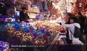 Au marché de Noël de Strasbourg, produits importés et "made in France" se côtoient