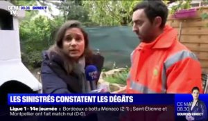 À Roquebrune-sur-Argens (Var), des bénévoles accompagnent les sinistrés qui constatent les dégâts
