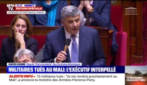 David Habib (PS) souhaite que le gouvernement précise "les objectifs de l'opération militaire" qui a coûté la vie à 13 soldats français