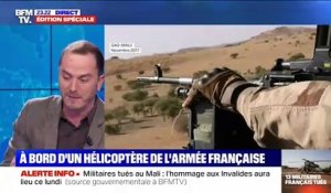 À bord d'un hélicoptère de l'armée française - 26/11