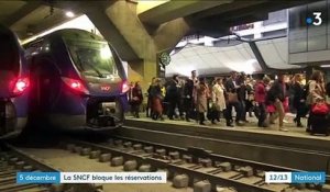 Grève du 5 décembre : la SNCF bloque les réservations pour éviter la pagaille