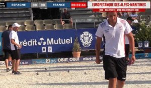 16ème FRANCE vs ESPAGNE : Europétanque des Alpes-Maritimes 2019
