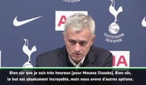 FOOTBALL : Premier League : 14e j - Mourinho: "le but de Sissoko est incroyable"