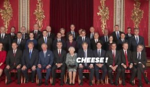 La reine Elizabeth II reçoit les chefs d'État membres de l'Otan
