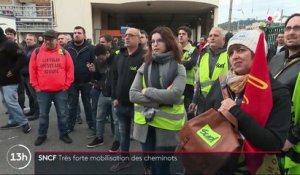 Grève du 5 décembre : mobilisation massive des cheminots à Nice