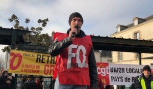 Grève du 5 décembre. Mobilisation record à Redon, avec 1 000 manifestants