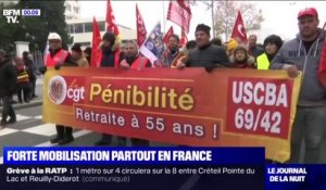 Grève: une forte mobilisation partout en France