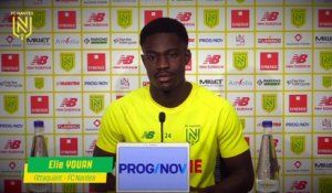 Elie Youan avant FC Nantes - Dijon FCO