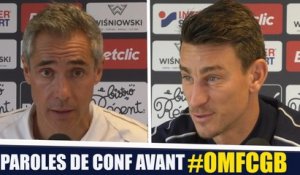 OM - Bordeaux : Paulo Sousa et Laurent Koscielny en conférence de presse