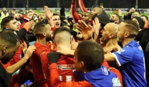 L'exploit de Hombourg-Haut face à Auxerre en Coupe de France : la joie des supporters et des joueurs