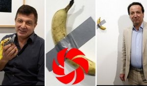 Un intrus arrache et mange une banane d’une valeur de 120 000 $ exposée dans une galerie d&#39;art
