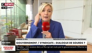 Marine Le Pen : «Ce serait démocratique que tous les Français puissent s’exprimer sur cette réforme»