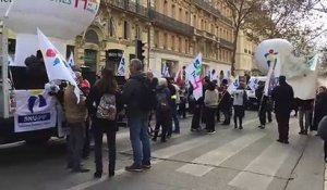 Grève Marseille :   Des centaines de manifestants dans la rue pour la 4eme journée de mobilisation