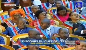 Discours du Président de la République Félix TSHISEKEDI sur l'État de la Nation devant le congrès.