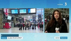 Grèves : le plan B de la SNCF pour les fêtes de fin d'année