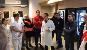 Grève du 17 décembre 2019: les hospitaliers assignés auprès des malades mobilisés dans le hall