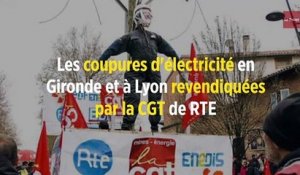 Les coupures d'électricité en Gironde et à Lyon revendiquées par la CGT de RTE