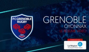 Grenoble - Oyonnax : le résumé vidéo