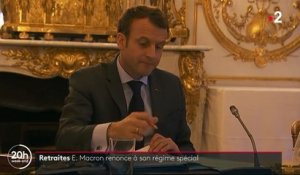 Retraites : Emmanuel Macron renonce d'avance à son régime spécial d'ex-président
