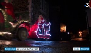 Corrèze : la tournée chargée du père Noël