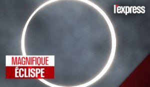 Éclipse cercle de feu : la Lune a brillé pour l'Asie