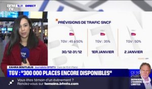 Grèves: La SNCF assure que "300 000 places" de TGV sont encore disponibles pour ce week-end