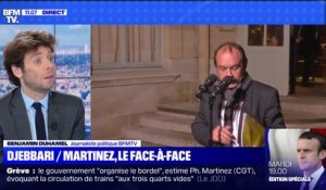 Grèves: le ton monte entre Jean-Baptiste Djebbari et Philippe Martinez