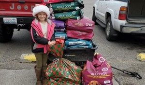 Cette fillette de 8 ans a demandé de l'argent à Noël... pour nourrir les animaux d'un refuge