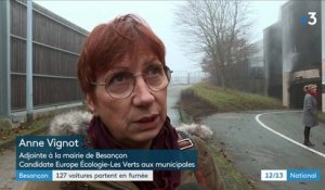 Besançon : un incendie ravage la fourrière et un supermarché