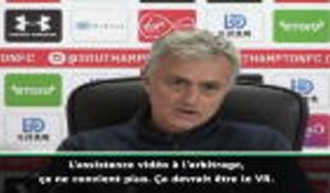 21e j. - Mourinho s'en prend aux arbitres : ''Ce sont les assistants du VAR''