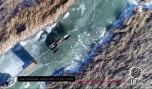 Chine : la pêche miraculeuse du lac Chagan