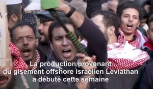 Des Jordaniens protestent contre l'importation de gaz israélien