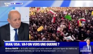 Iran/USA: selon Jean-Yves Le Drian, "la situation est très grave: il y a un enchaînement d'escalade qui peut amener à un conflit"