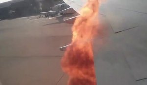 Quand le réacteur de ton avion prend feu au décollage