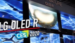 LG dévoile une TV qui se déroule depuis le plafond - CES 2020