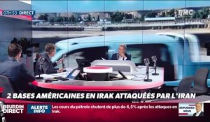 Nicolas Poincaré : 2 bases américaines en Irak attaquées par l'Iran - 08/01