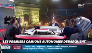 La chronique de Frédéric Simottel : Les premiers camions autonomes débarquent - 09/01