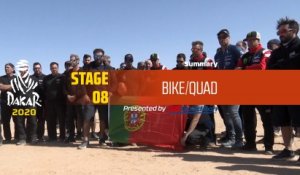 Dakar 2020 - Stage 8 (Wadi Al-Dawasir / Wadi Al-Dawasir) - Bike/Quad Summary